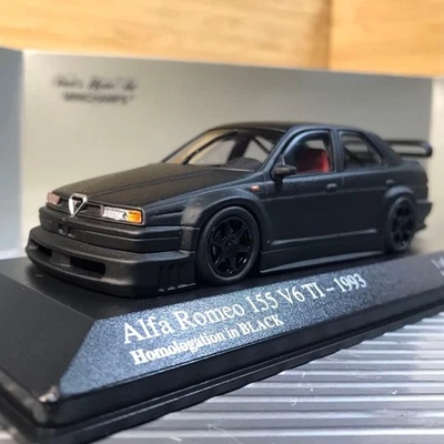 MINICHAMPS 1/43 Alfa Romeo 155 V6 TI 1993 Modellino auto omologato nero - Immagine 1 di 4