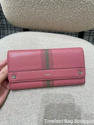 Bally Cartera Larga Rosa Foto 1 de 4