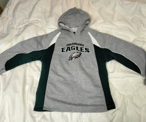 Philadelphia Eagles Youth Medium (10/12) Embroidered Reebok Hoodie Sweatshirt - Picture 1 of 11