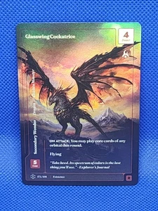 Wonders of the First Formless Foil Glasswing Cockatrice 1st Edition Rare - Picture 1 of 1