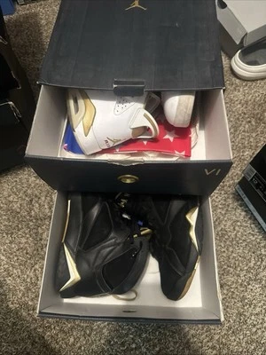 Jordan Retro 6/7 Golden Moments Pack Talla 12 100% Auténtico  Foto 1 de 4