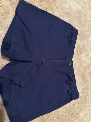 Girls XL 14/16 Navey Shorts Adjustable Waist - Image 1 of 3