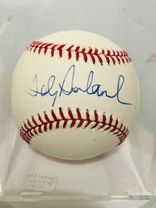 **TOBY BORLAND PHILADELPHIA PHILLIES 1994+96+98 SIGNED BALL** - Bild 1 von 6