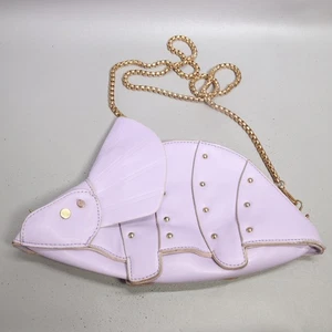 Bolso Bandolera Triceratops Dinosaurio Lavanda Tachonado Novedad Bolso sin asas Cartera - Imagen 1 de 16