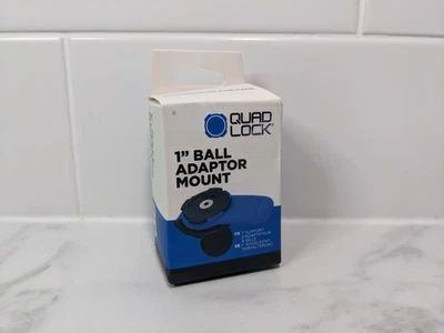 Quad Lock 1" Ball Adaptor Mount Phone NEW RAM Compatible Attachment Connector - Image 1 of 2