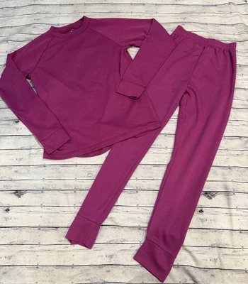 LL Bean Wicked Cálida Peso Medio Larga Ropa Interior Parte Superior e Inferior L 14-16 *Leer Foto 1 de 4