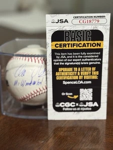 π¦ Kevin O'Leary Signed MLB Baseball Mr. Wonderful! Auto JSA COA Shark Tank π¨ - Picture 1 of 4