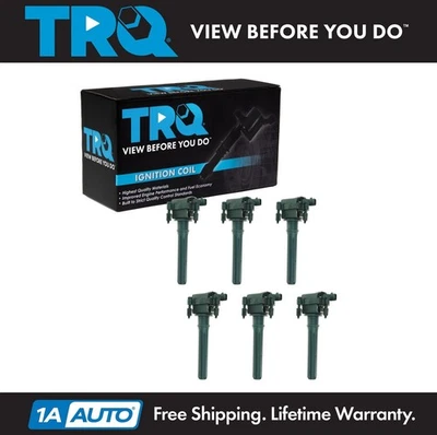 Juego de 6 bobinas de encendido TRQ Kit NUEVO para Chrysler Dodge Plymouth 3.2L 3.5L V6 Foto 1 de 4