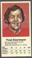 1972 Team Canada Yvan Cournoyer Card