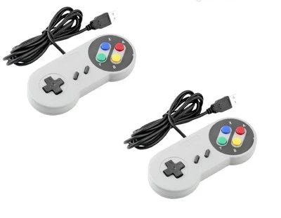 2 X Manette SNES (Super Nes) contrôleur pour PC MAC via USB - plug and Play - Photo 1/4