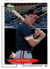 1991 Classic Best #195 Jim Thome Indians Minor League Card