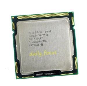 Intel Core i5-680 3.6 GHz LGA1156 2 Core 4 threads SLBTM CPU Processors 4 MB - Picture 1 of 4