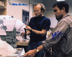 PETE RONZANI & NILO RODIS-JAMERO SIGNED 8x10 PHOTO ILM STAR WARS BECKETT BAS - Picture 1 of 2