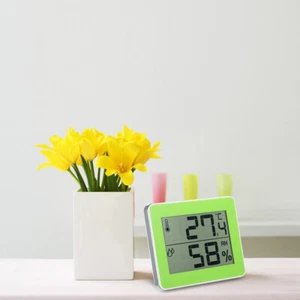 Digital Hygrometer Grün Weiß Thermometer Hohe Präzision Indoor Trockenhygrometer - Bild 1 von 14