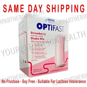 OPTIFAST 800 POWDER SHAKE | 5 BOXES | STRAWBERRY | 35 SERVINGS FRESH & NEW - Picture 1 of 3
