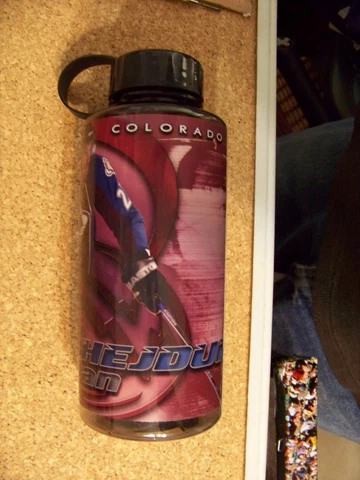 Colorado Avalanche Conoco Milan Hejduk plastic water bottle travel mug Cover