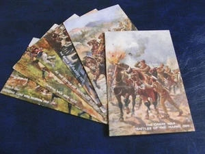 ORIGINAL SET OF SIX H. PAYNE SIGNED TUCK MILITARY POSTCARDS, FIGHTING REGIMENTS - Picture 1 of 5