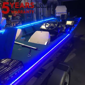 5M 12V Marine Boat LED Stern Lights Blue Cabin Deck Courtesy Light Waterproof - Bild 1 von 17