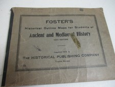 Vintage 1924 Foster's Ancient and Mediaeval History Paperback