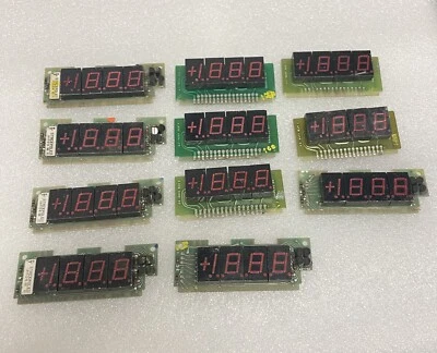 (Qtd. 12.) Módulos de exibição, com HP Vintage 1 dígito, monitores de 7 segmentos, usados. - Imagem 1 de 4