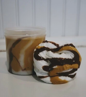 BABA DE ARCILLA PUMPKIN SPICE LATTE HÁGALO USTED MISMO (pastel de calabaza perfumado y pan de jengibre) 6 oz Foto 1 de 2