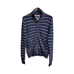 Tommy Hilfiger Pullover Zip Blau Herren Gr. XS - Bild 1 von 6