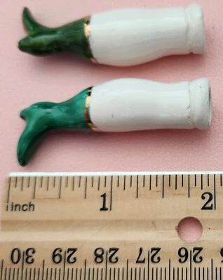 Patas de China Esmaltadas de 2" de Colección con Botas Verdes para Muñeca Cabeza de China - It#38 Foto 1 de 4