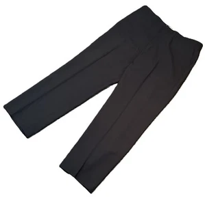Nuevo con etiquetas Pantalones de vestir Haggar elásticos bengalíes para hombre 38x31 calce clásico pantalones en negro - Imagen 1 de 9