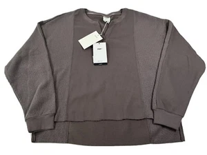 Nike Yoga Dri-FIT Waffle Tee Long Sleeve Purple Size Small - Picture 1 of 15