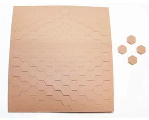 3M SJ5201 Light Brown Bumpon Blister Pack (132 Bumpons) 0.433 in x 0.125 in - Picture 1 of 1