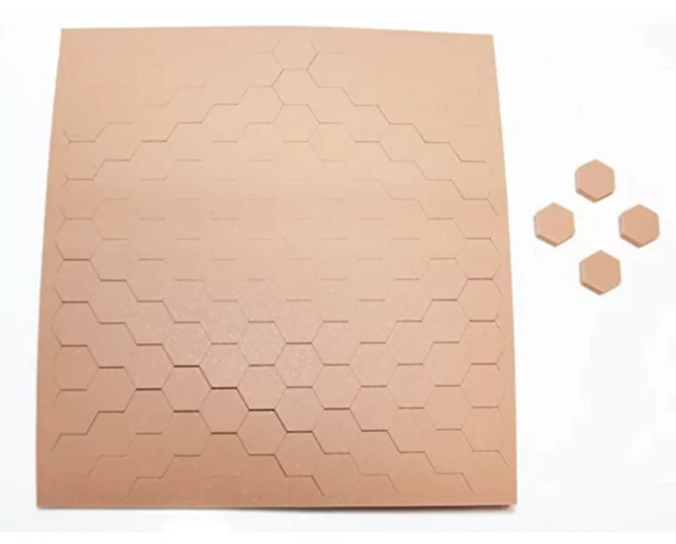 3M SJ5201 Light Brown Bumpon Blister Pack (132 Bumpons) 0.433 in x 0.125 in - Image 1 of 1