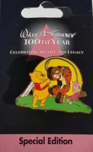 JDS - Walt Disney 100th Year - Special Edition #6 Pooh & Family Jumping Rope Pin - Picture 1 of 1