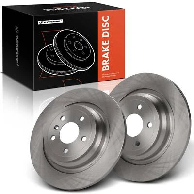 A-Premium 2Pcs Rear Disc Brake Rotors for Mercedes-Benz GLE43 AMG GLE350 ML250 - Image 1 of 4