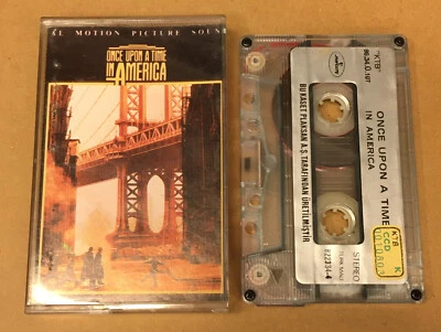ONCE UPON A TIME IN AMERICA SOUNDTRACK E MORRICONE 1986 CASSETTE MADE IN TURKEY - Image 1 of 2