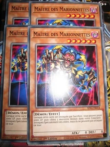 YU-GI-OH! COM PLAYSET MAÎTRE DES MARIONNETTES SDSA-FR014 (LOT DE 4) ED1 FRANCAIS - Picture 1 of 1