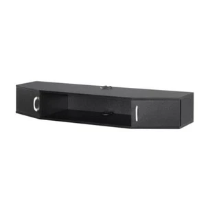 Floating TV Stand Wall Mounted Entertainment Center TV Console For Up 50" Black - Picture 1 of 5