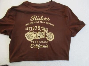 Shein Riders west Coast brown california T-Shirt Sz S - Picture 1 of 6
