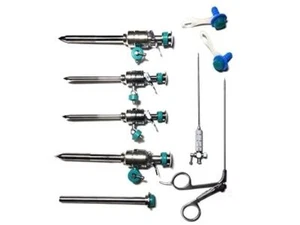 Laparoscopy Trocar Port closure Laparoscopy Instruments Set of 9 ADDLER - Picture 1 of 5