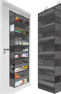 1PC Heavy Duty over the Door Organizer 55X14X6.7, 6 Large Front & 12 Side Pocket - Picture 1 of 9