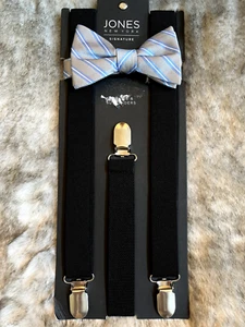 Various Designers' Bowtie & Suspender Sets (NEW) - Picture 1 of 17