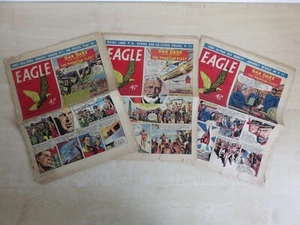 Collection of Eagle Comics x 3, 1958. - Picture 1 of 11