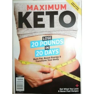 MAXIMUM KETO lose 20 pounds in 20 days BURN FAT boost energy TRANSFORM BODY - Picture 1 of 12