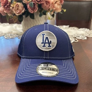 New Era MLB Los Angeles Dodgers Logo Fill 9FORTY Trucker Snapback Hat, Cap, New - Picture 1 of 6