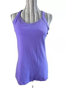 Lululemon Rally Your Heart Tank Top Enchanted Iris Dark Purple Womens Size 10 - Picture 1 of 6