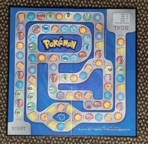 Pokemon Master Trainer 2005 Board Game Replacement Pieces Game Board - Picture 1 of 3