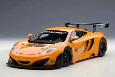 New AUTOart Mclaren MP4 12C GT3 2013 1:18 Model Car Orange 81340 KidBX - Image 1 of 4