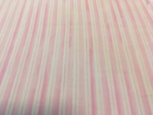 Pink and White Stripes 100% high quality cotton quilt fabric 1/4 yd 9?x44?