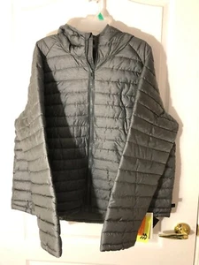 Mens Size XXL All in Motion Gray Lightweight Puffer Jacket Water Resistant - NEW - Picture 1 of 4