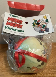 Vintage Disney Baby’s First Christmas Baby Mickey Minnie… Ornamento 3" anni ’80 Nuovo con scatola - Foto 1 di 14