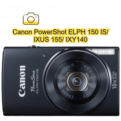 Canon PowerShot ELPH 150 IS/IXUS 155/IXY140 Digital Camera 20MP English Language - Image 1 of 4